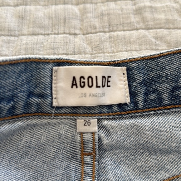 Agolde Riley High Rise Straight Crop Jeans 26 - Picture 8 of 13